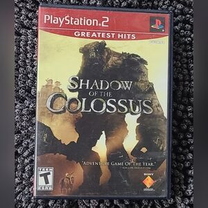 Sony Shadow of the Colossus — Black and Red Cover (Greatest Hits) Playstation 2